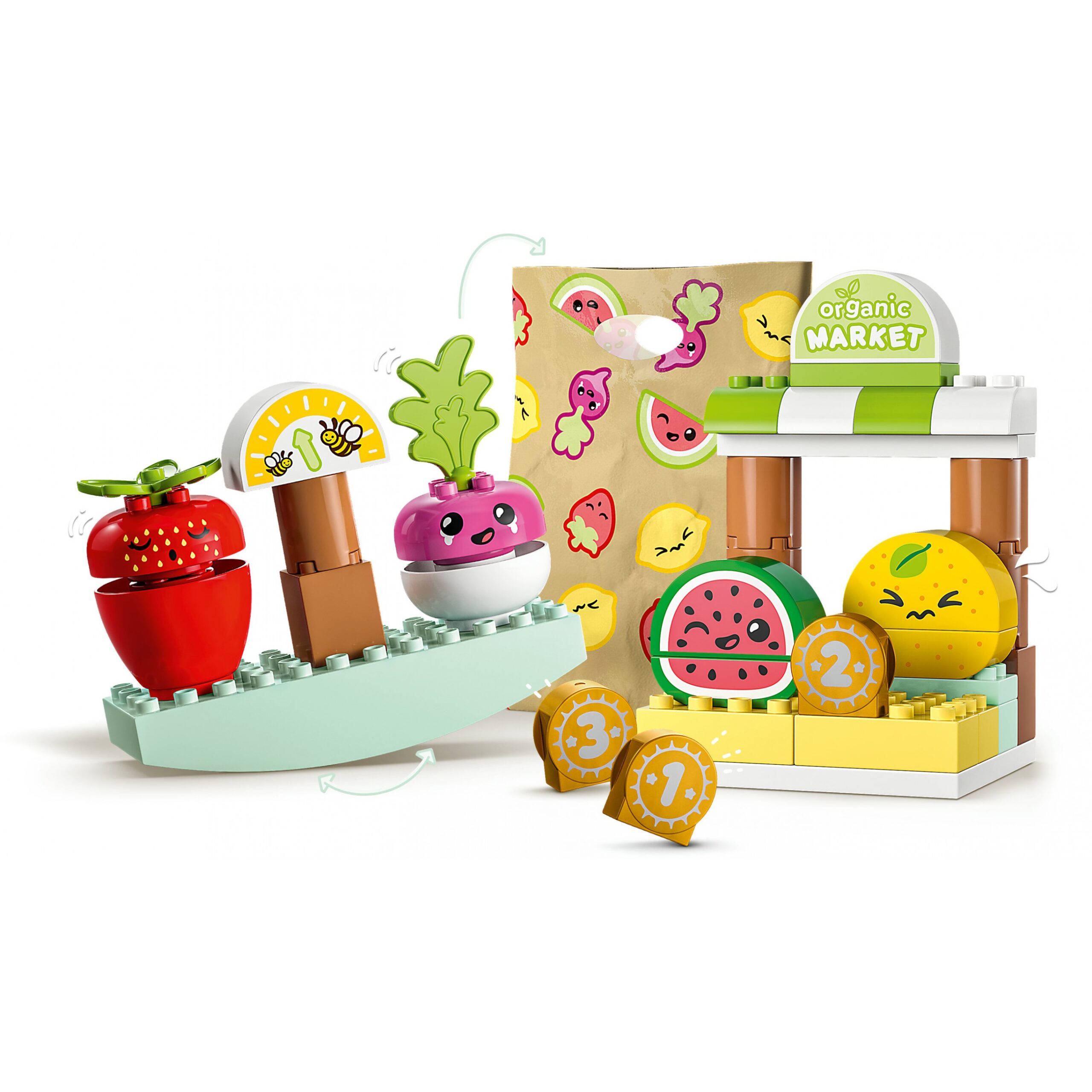 Lodër LEGO DUPLO - Market Organik - Figura 3