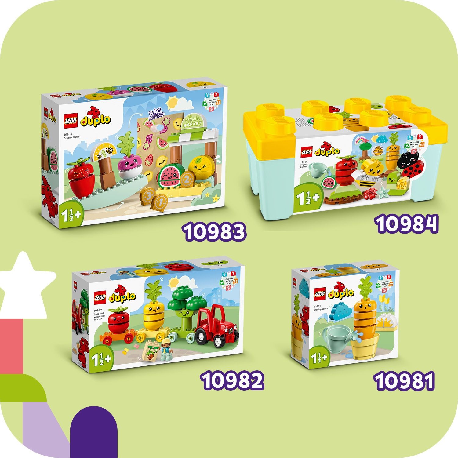 Lodër LEGO DUPLO - Market Organik - Figura 4