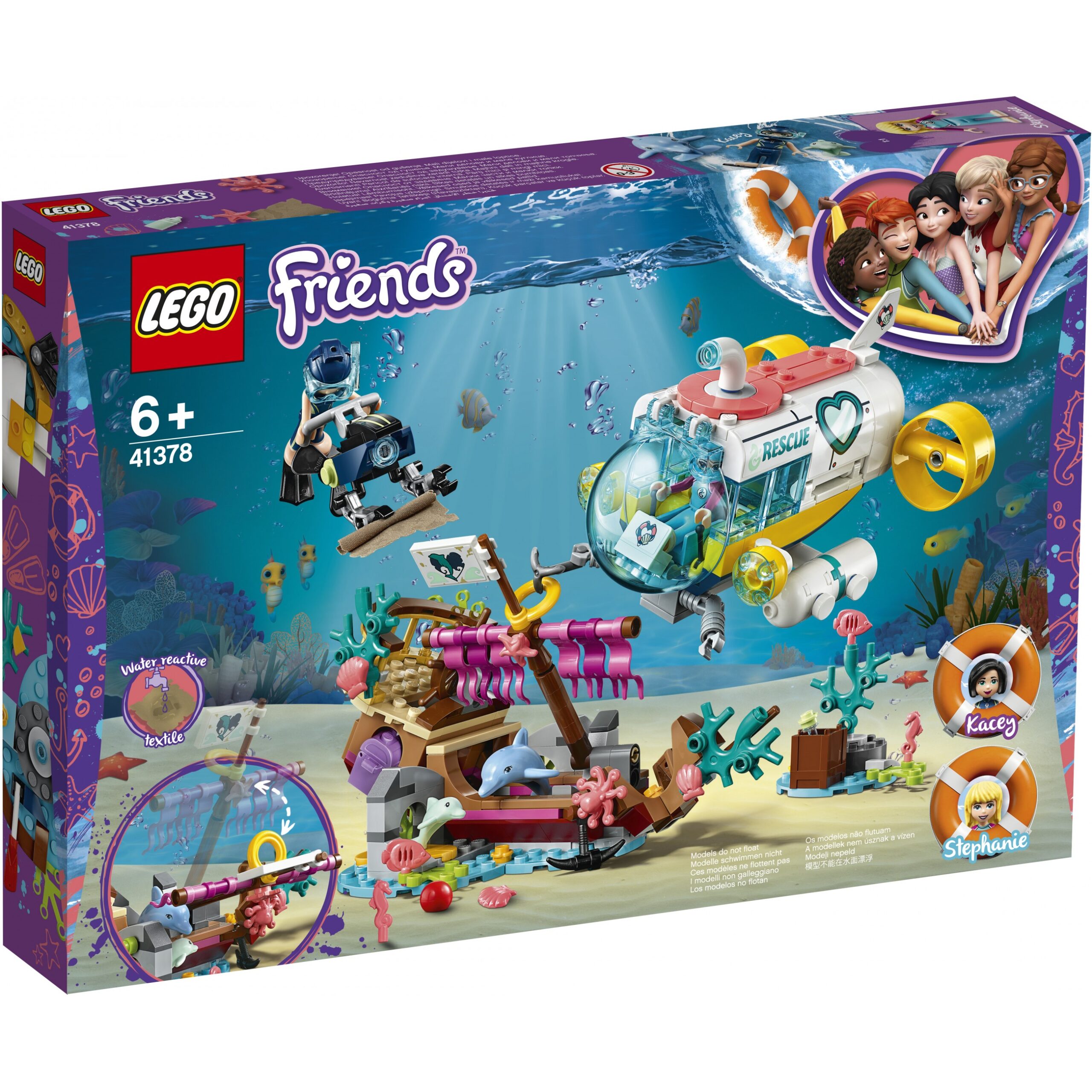 Lego Friends: Nënvarkë shpëtimi për delfinët - Figura 2