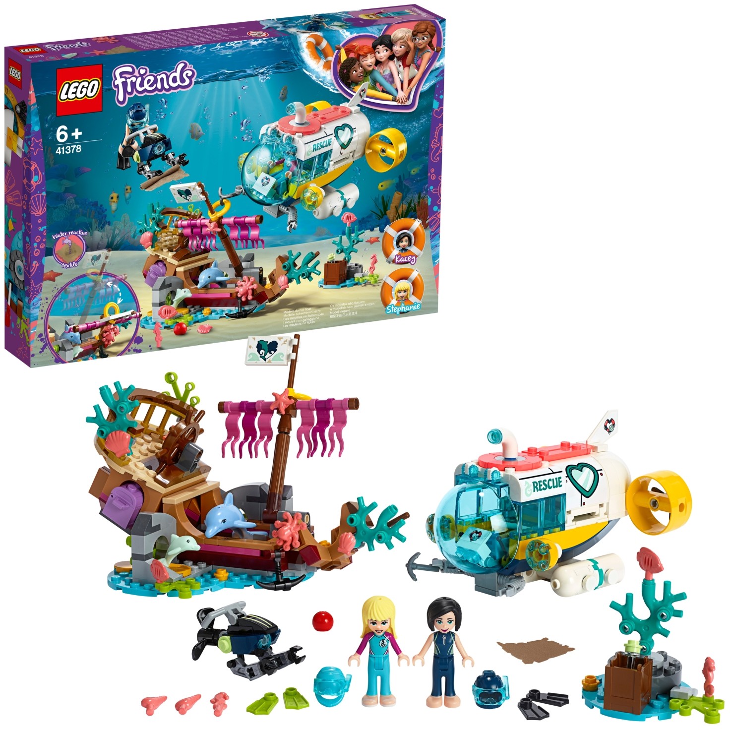Lego Friends: Nënvarkë shpëtimi për delfinët - Figura 5