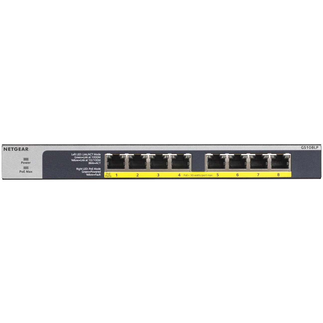 NETGEAR Switch 8x GE GS108LP-100EUS unmanaged - Figura 5