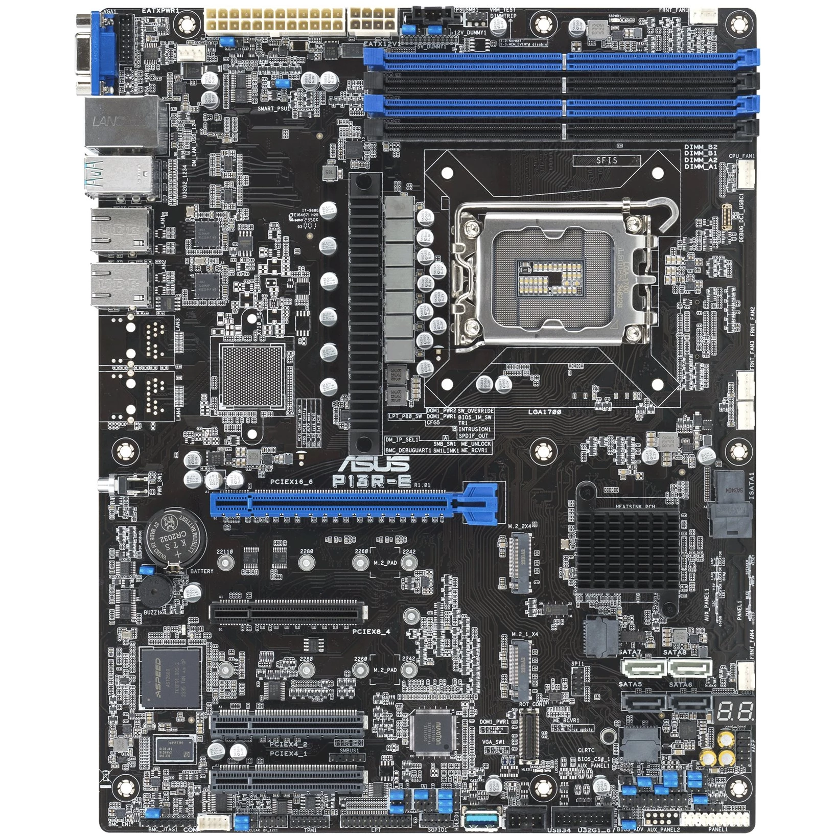 ASUS SERVER P13R-E S1700 C266/DDR5/VGA/2xGBL/ATX (ASMB11-iKVM onboard)