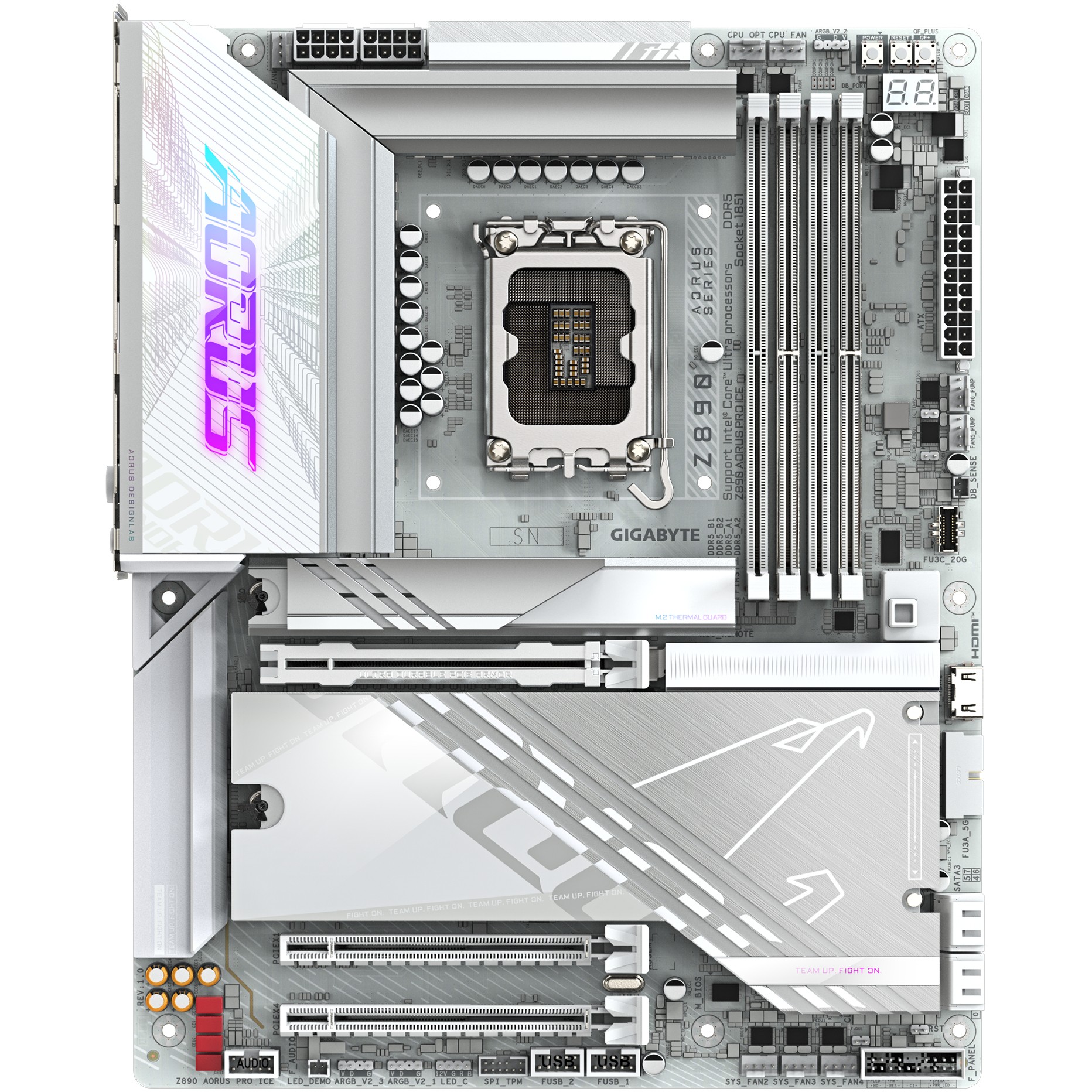 Pllakë Amë AORUS PRO ICE Z890 - Figura 2