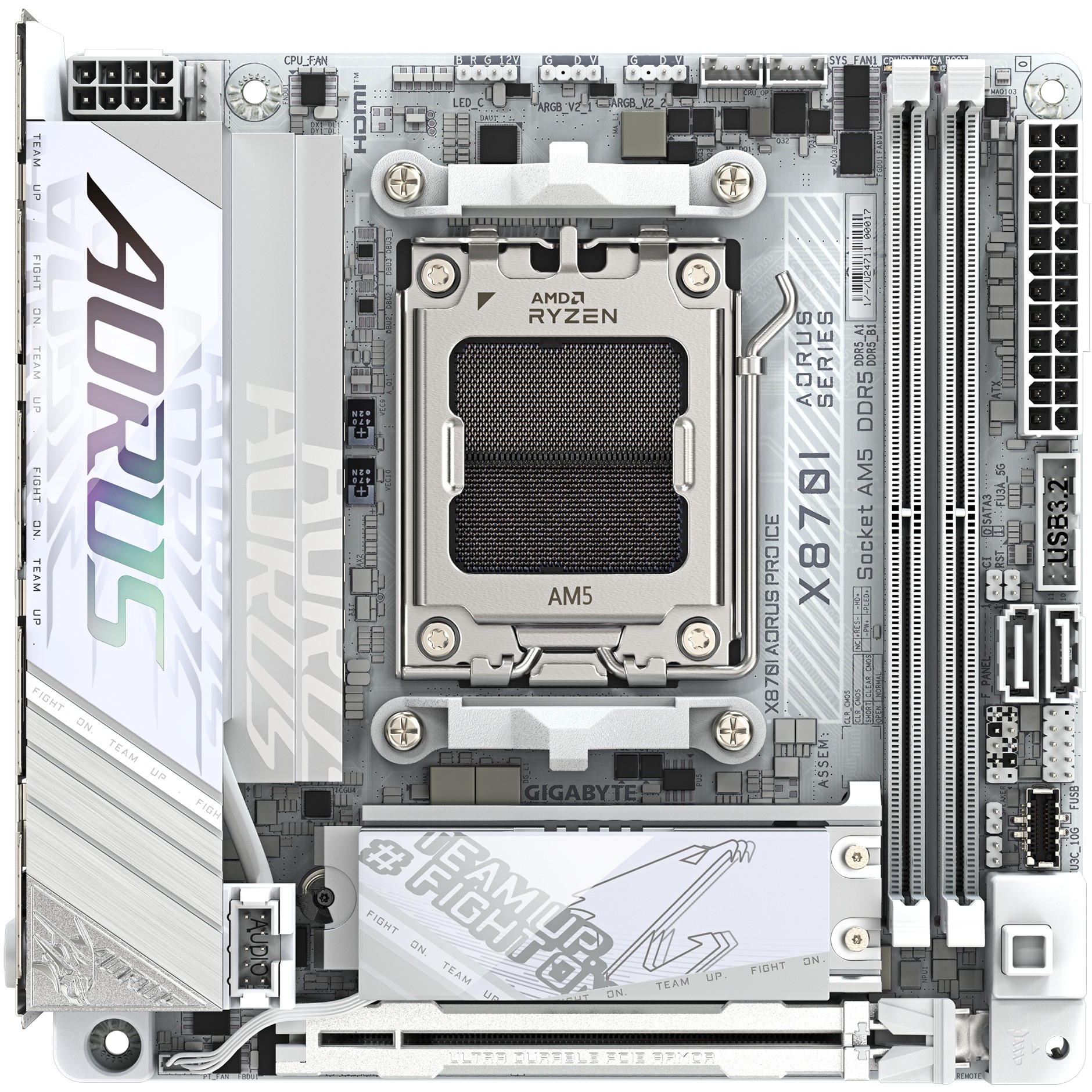 Pllakë Amë GIGA X870I AORUS PRO ICE X870/DDR5/M-ITX - Figura 5