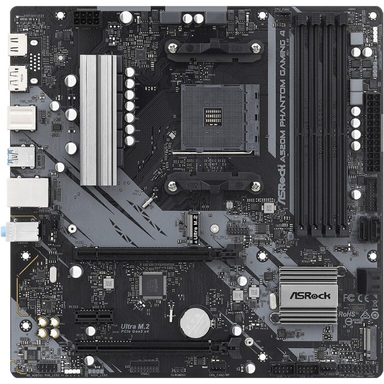 Pllakë Amë AMD AM4 ASRock A520M Phantom Gaming 4 / mATX / DDR4 / HDMI