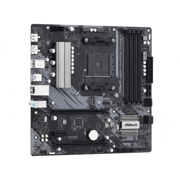 Pllakë Amë AMD AM4 ASRock A520M Phantom Gaming 4 / mATX / DDR4 / HDMI - Figura 3