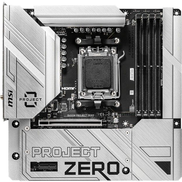Pllakë Amë MSI B650M PROJECT ZERO DDR5 mATX