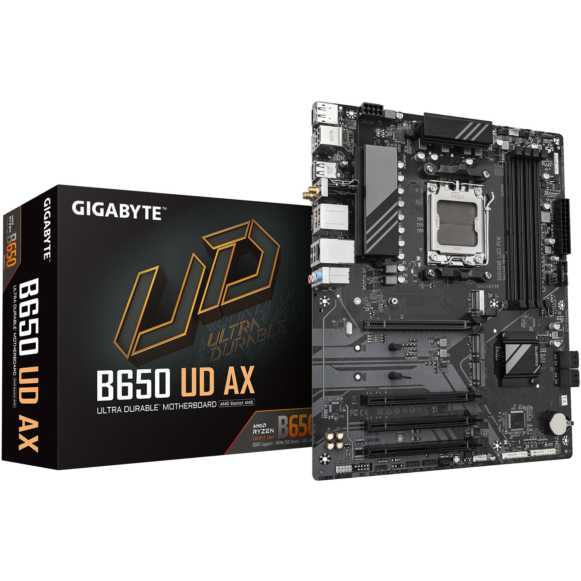 Pllakë Amë Gigabyte B650 UD AX DDR5 ATX