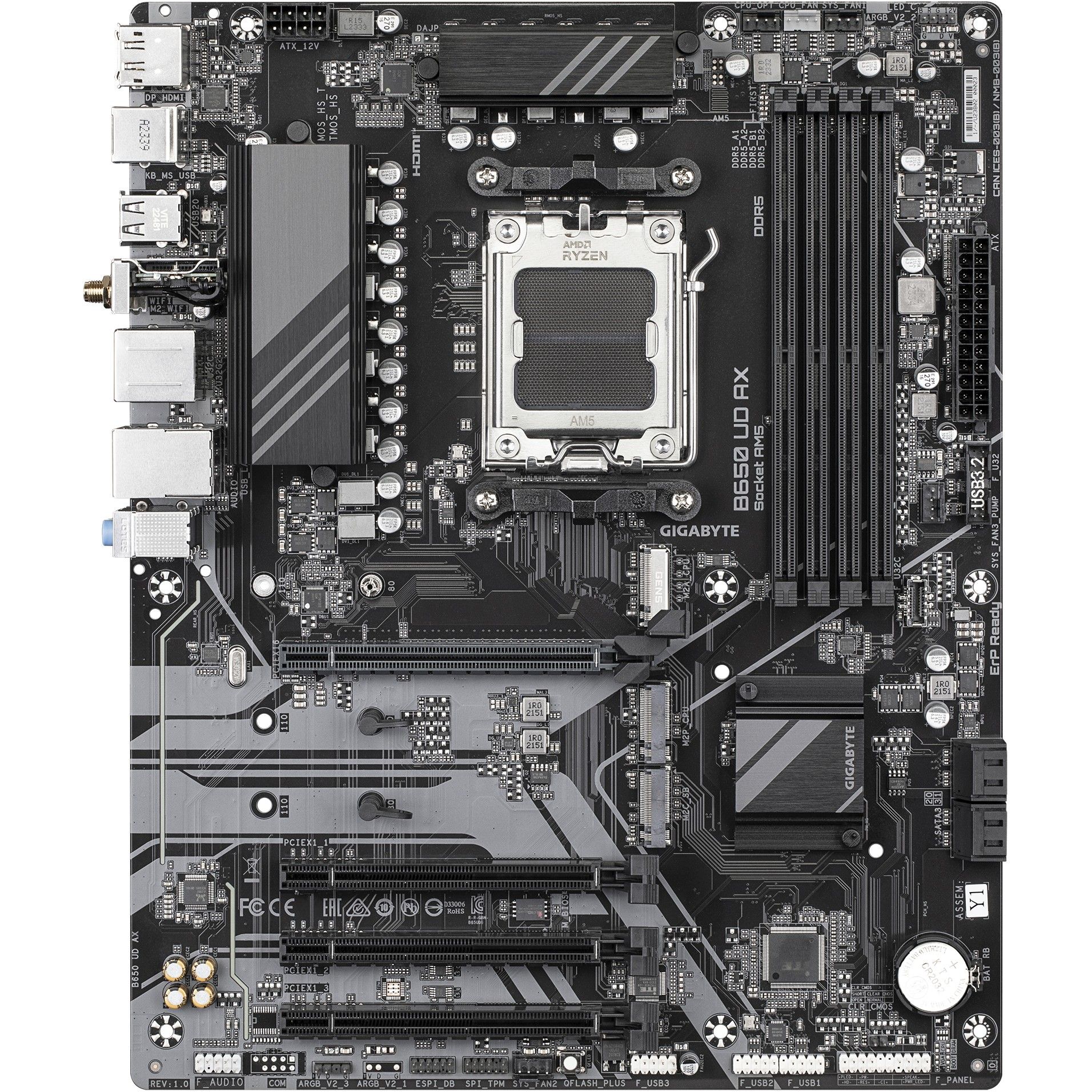 Pllakë Amë Gigabyte B650 UD AX DDR5 ATX - Figura 2