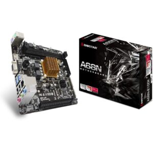 Pllakë Amë AMD Biostar A68N-2100K / E1-6010 / mITX / DDR3 / HDMI+VGA