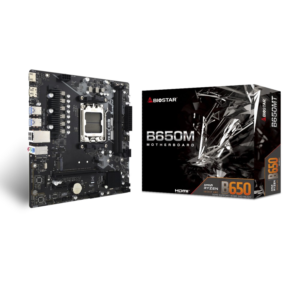 Pllakë Amë AMD AM5 Biostar B650MT / mATX / DDR5 / HDMI+DP