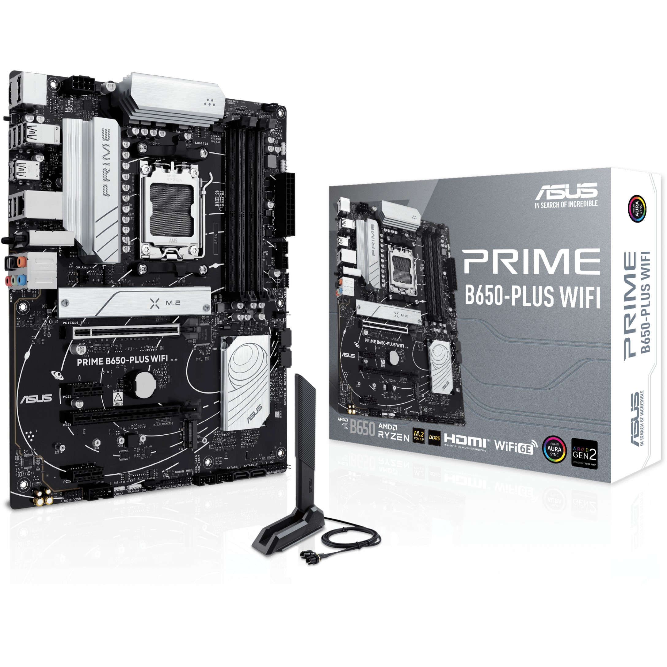 Pllakë Amë AMD AM5 ASUS PRIME B650-PLUS WIFI / DDR5 / ATX / HDMI+DP