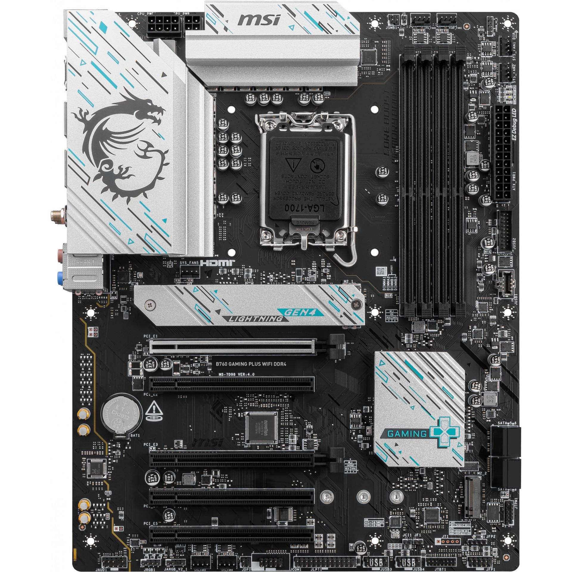 Pllakë Amë MAG B760 Gaming Plus Wifi DDR4 ATX