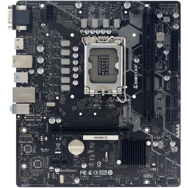 Pllakë amë H610MH D5 (H610.S1700.mATX.DDR5)