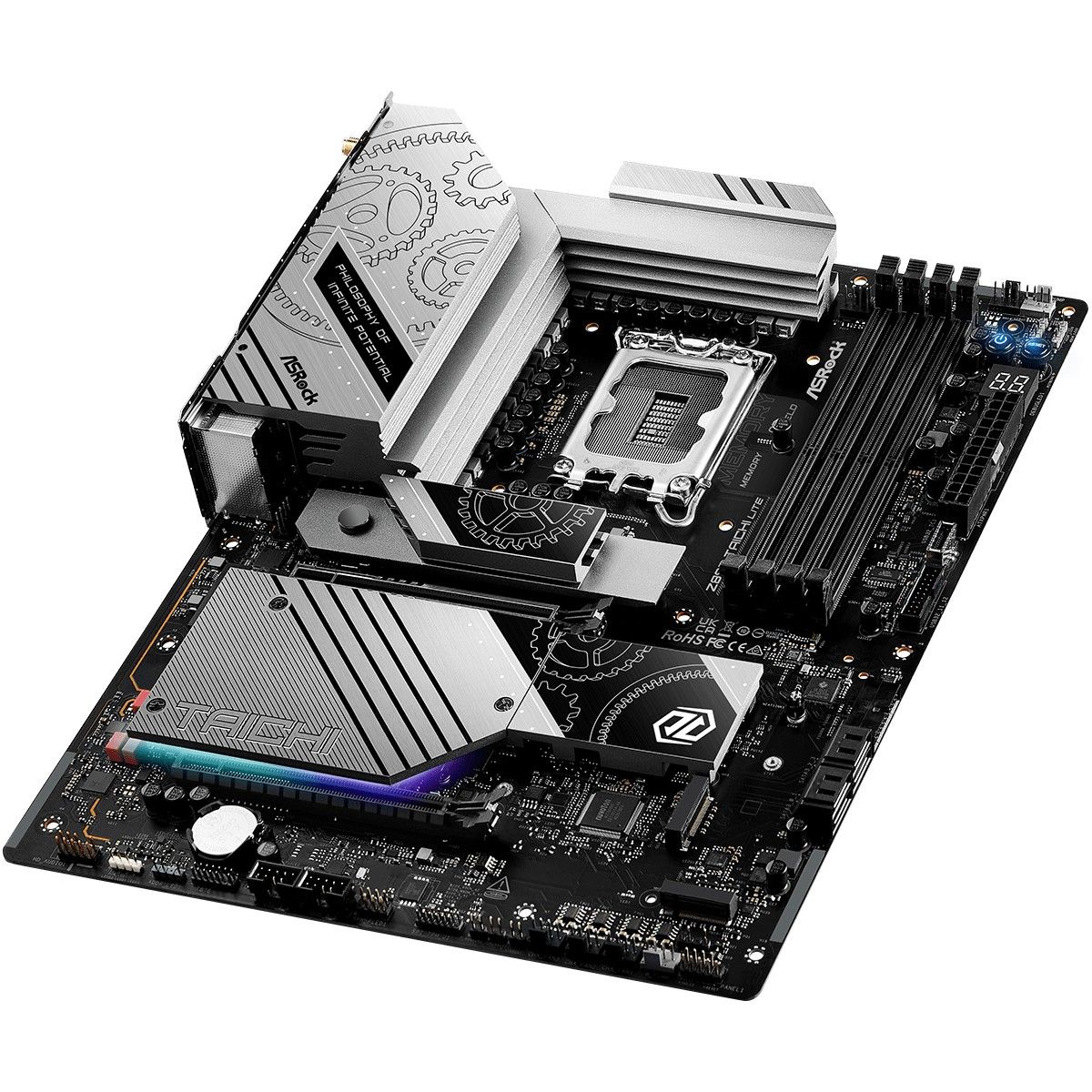 Pllakë Amë Z890 TAICHI Lite 1851 ATX HDMI/USB-C DDR5 - Figura 2