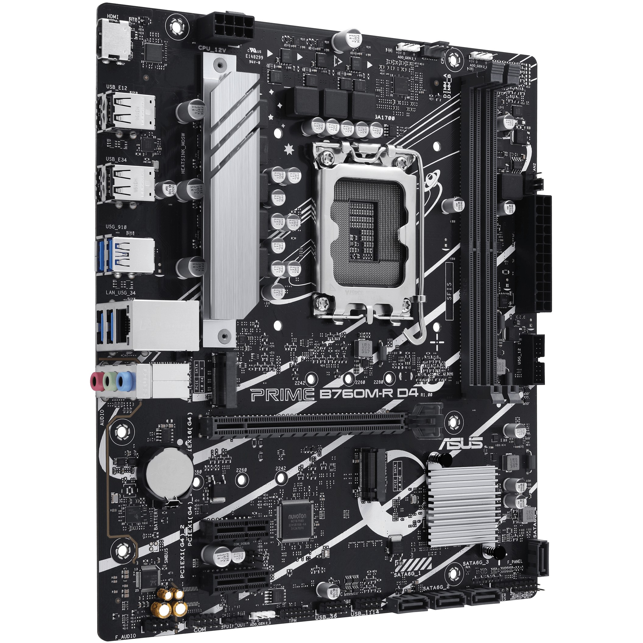 Pllakë Amë MB Intel ASUS PRO B760M-R D4 / LGA 1700 / DDR4 / mATX / HDMI+DP - Figura 3