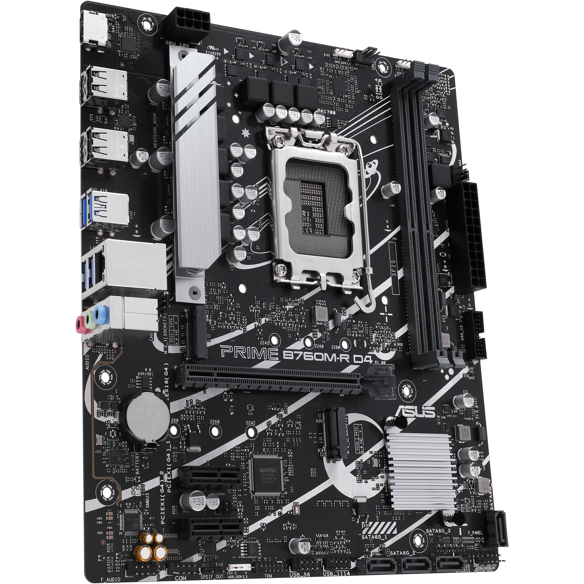 Pllakë Amë MB Intel ASUS PRO B760M-R D4 / LGA 1700 / DDR4 / mATX / HDMI+DP - Figura 4