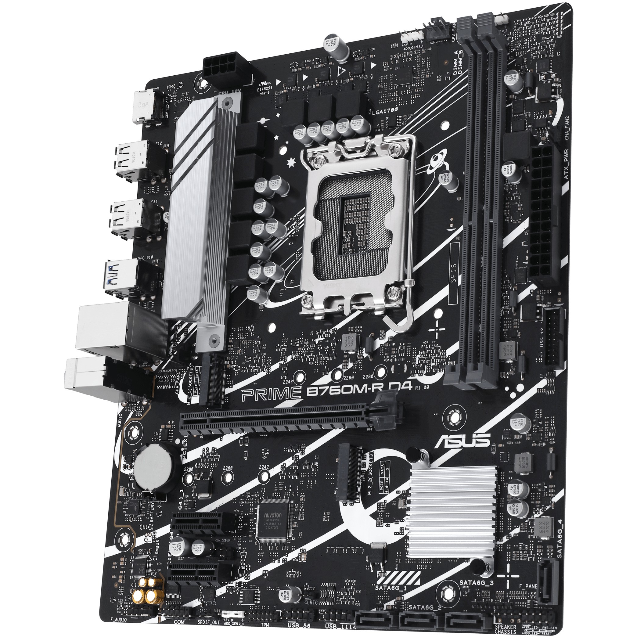 Pllakë Amë MB Intel ASUS PRO B760M-R D4 / LGA 1700 / DDR4 / mATX / HDMI+DP - Figura 5