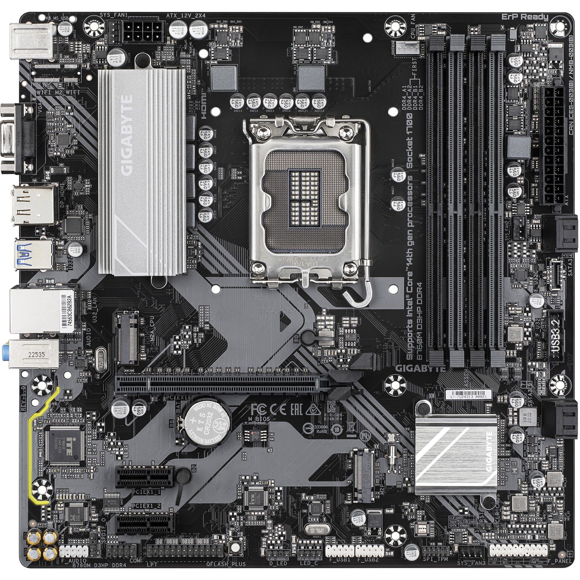 Pllakë Amë B760M D3HP DDR4 mATX - Figura 2
