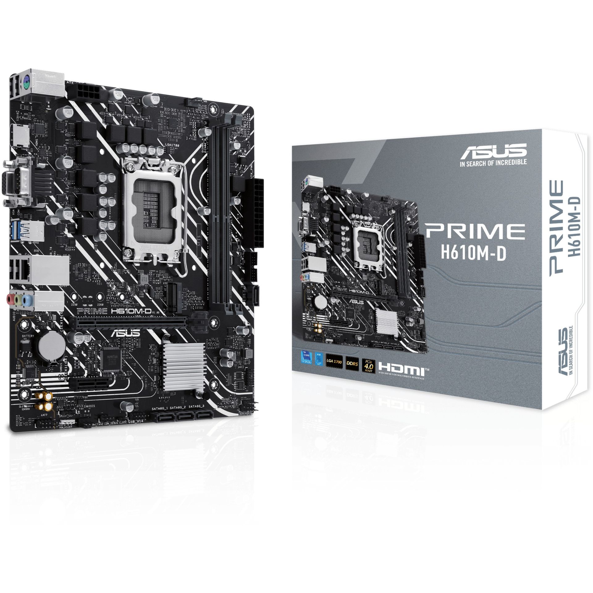 Pllakë Amë ASUS Intel PRIME H610M-D DDR5 mATX