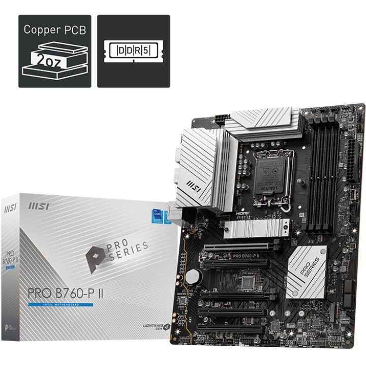 Pllakë Amë PRO B760-P II DDR5 ATX - Figura 2