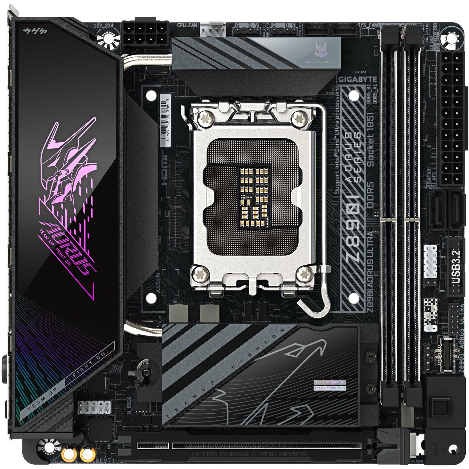 Pllakë Amë Z890I AORUS ULTRA DDR5 mITX - Figura 2