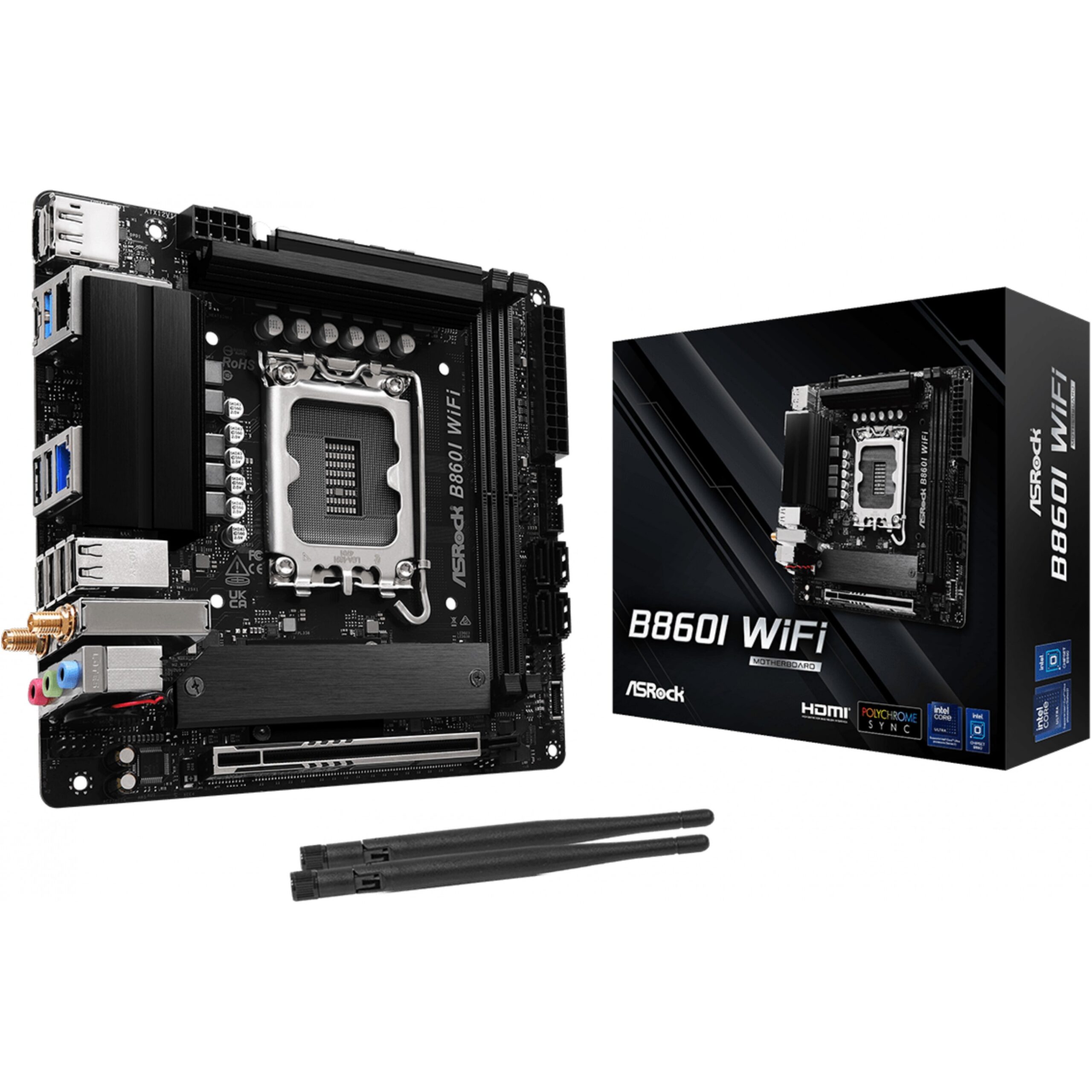 Pllakë Amë MB Intel Asrock B860I WiFi / LGA 1851 / mITX / DDR5 / HDMI+DP