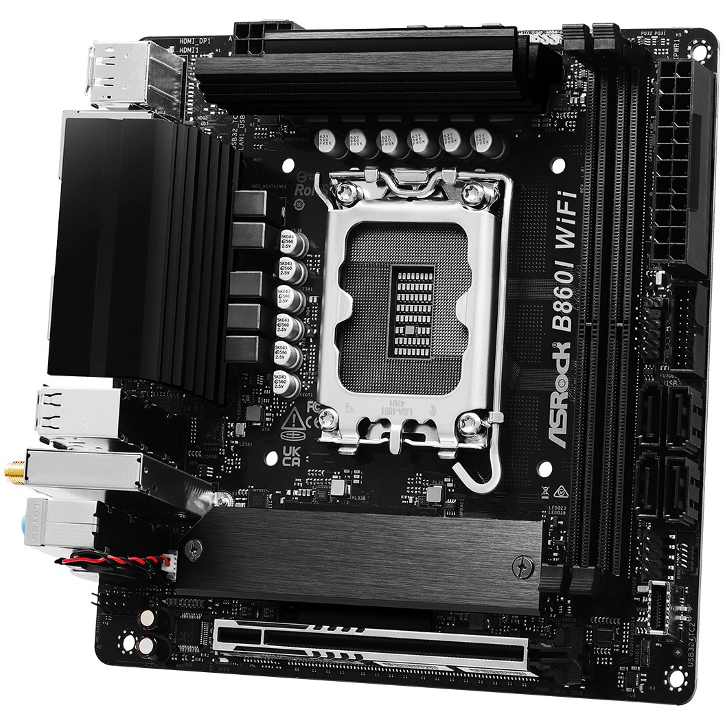 Pllakë Amë MB Intel Asrock B860I WiFi / LGA 1851 / mITX / DDR5 / HDMI+DP - Figura 5