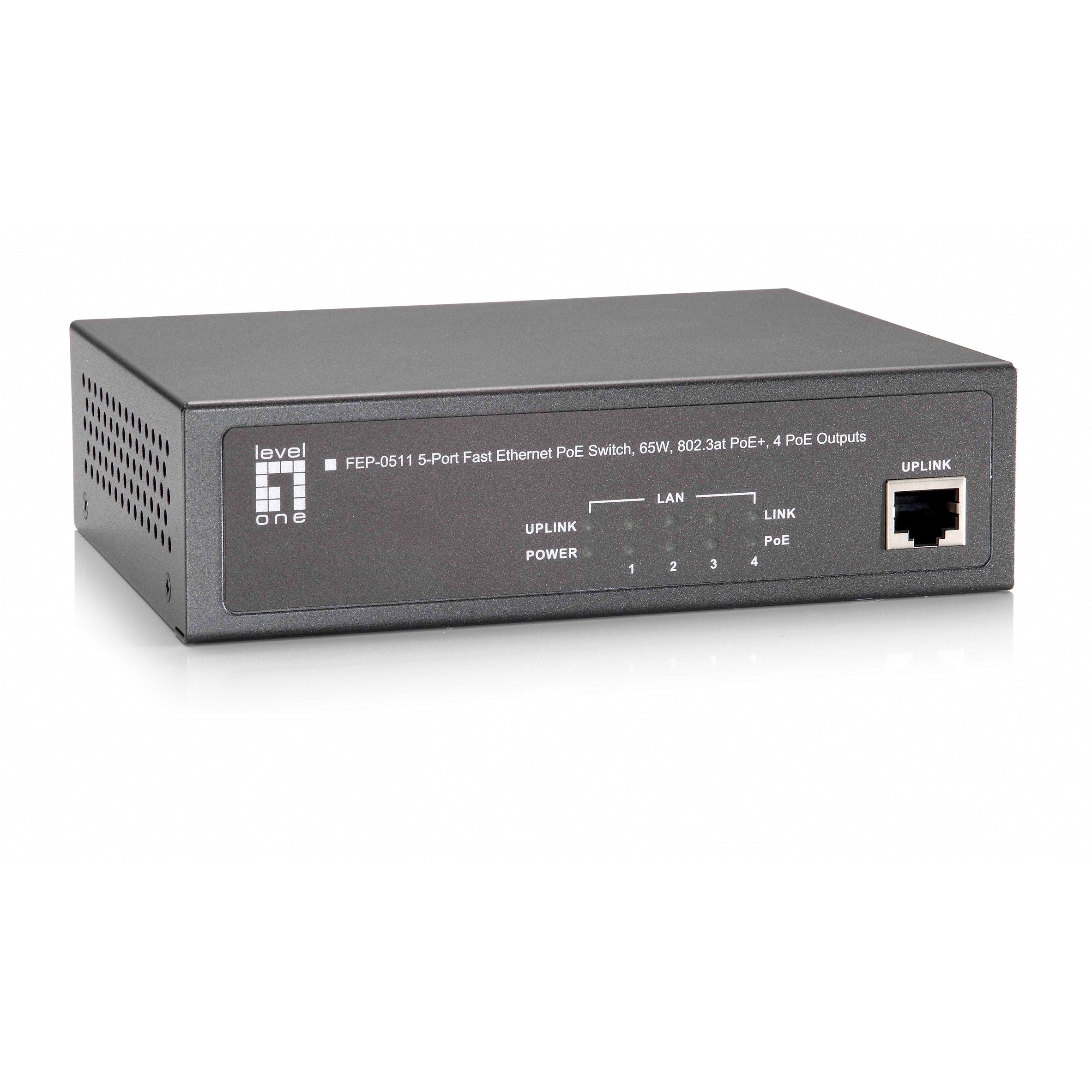 Switch 5x FE FEP-0511 65W 4xPoE - Figura 2