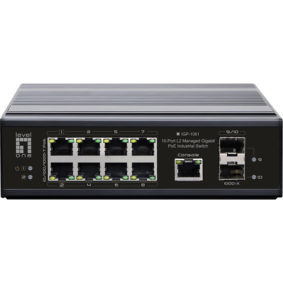 Switch 8x GE IGP-1061 2xGSFP 240W 8xPoE+ - Figura 2