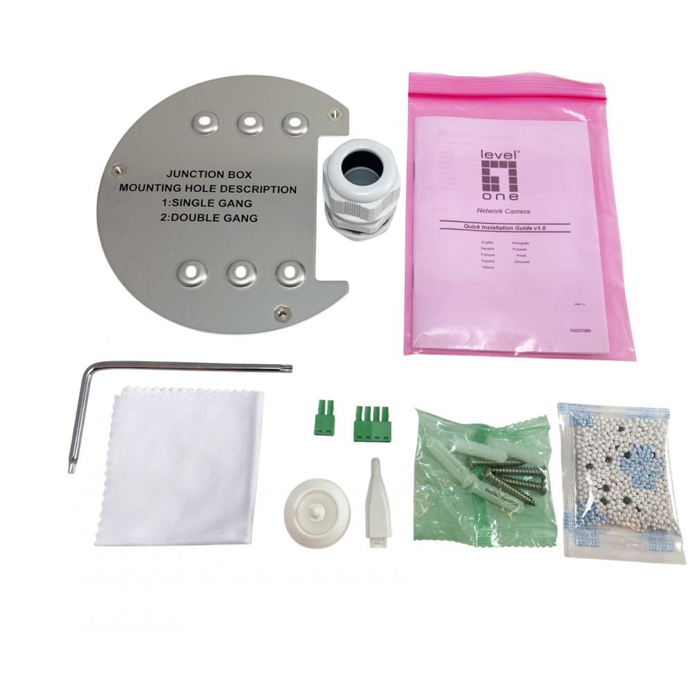 IPCam FCS-3616 Dome Out 6MP H.265 IR 10W PoE - Figura 2