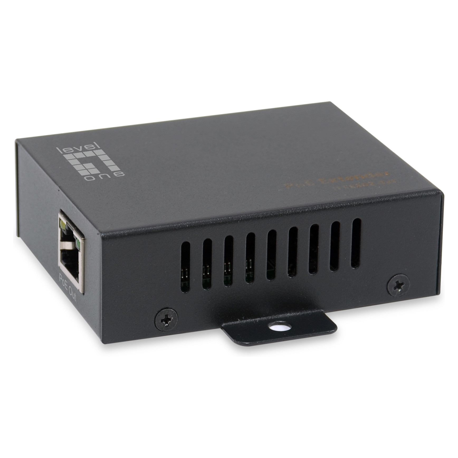 LevelOne POR-0111 Gigabit PoE Repeater 1-Port RJ45, Extends PoE up to 100m, IEEE 802.3af/at, Plug & Play