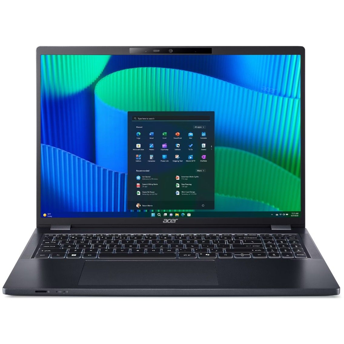 Laptop Acer TravelMate P4 / Ultra 7 155U / 16GB DDR5 / 512GB / 16" WUXGA IPS / Intel Graphics / DE - Blu e mbyllur