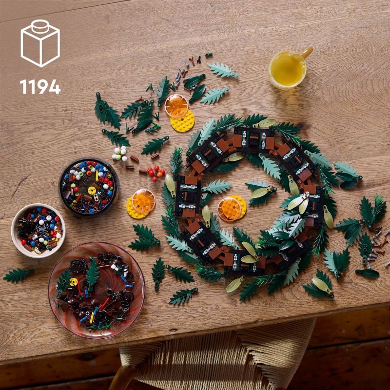 LEGO Art Christmas Wreath - Figura 6
