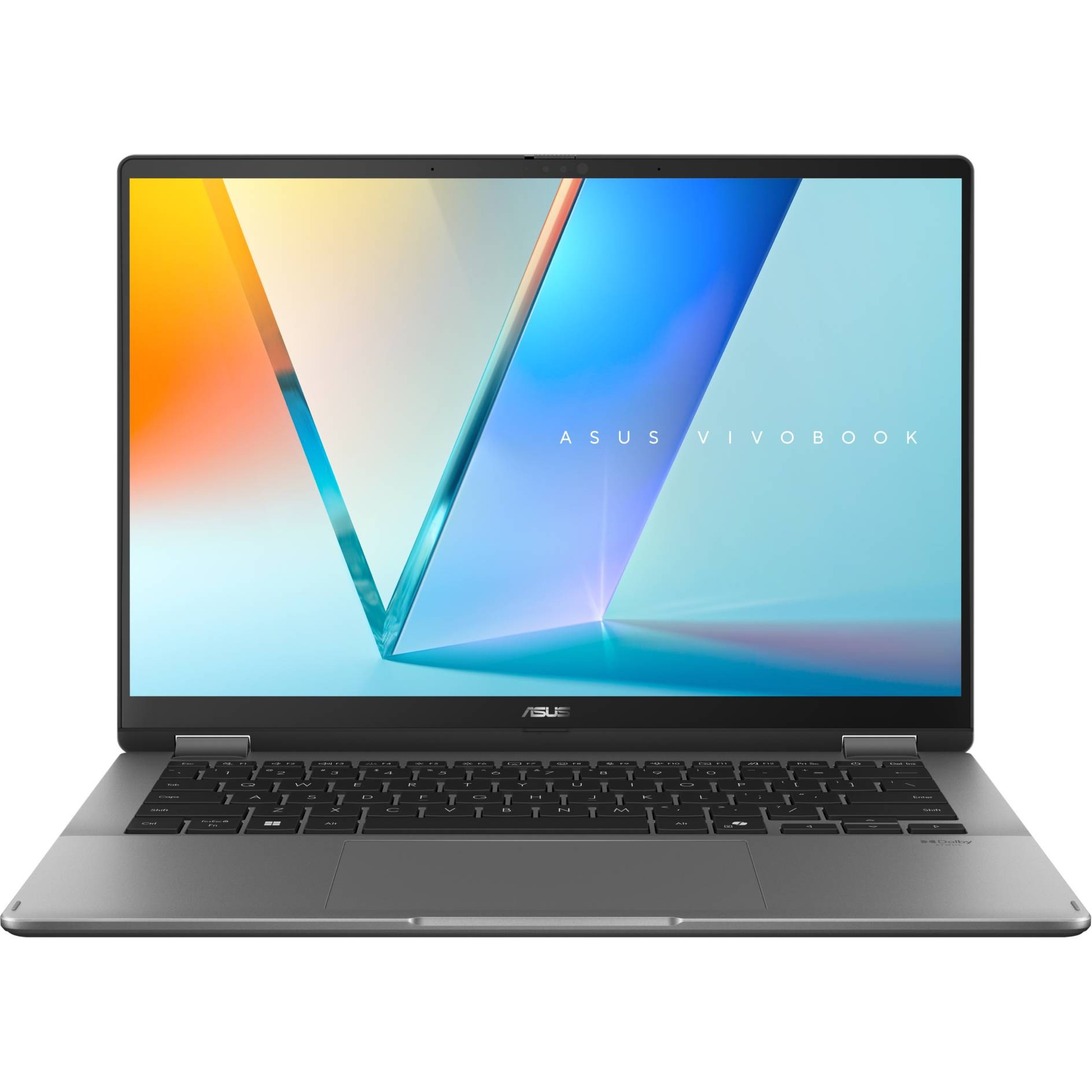 Laptop ASUS VivoBook 14 Flip / Ultra 7-256V / 16GB LPDDR5 / 1TB / 14" WUXGA OLED Touch / Intel Arc Graphics 140V / DE / Gri