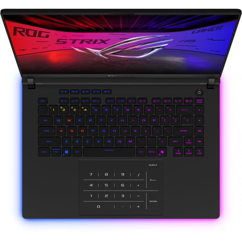 Laptop Gaming ASUS ROG Strix SCAR16 / Ultra 9-275HX / 32GB DDR5 / 2TB / 16" WQXGA Mini LED 240Hz / RTX 5080 16GB - Zezë - Figura 3