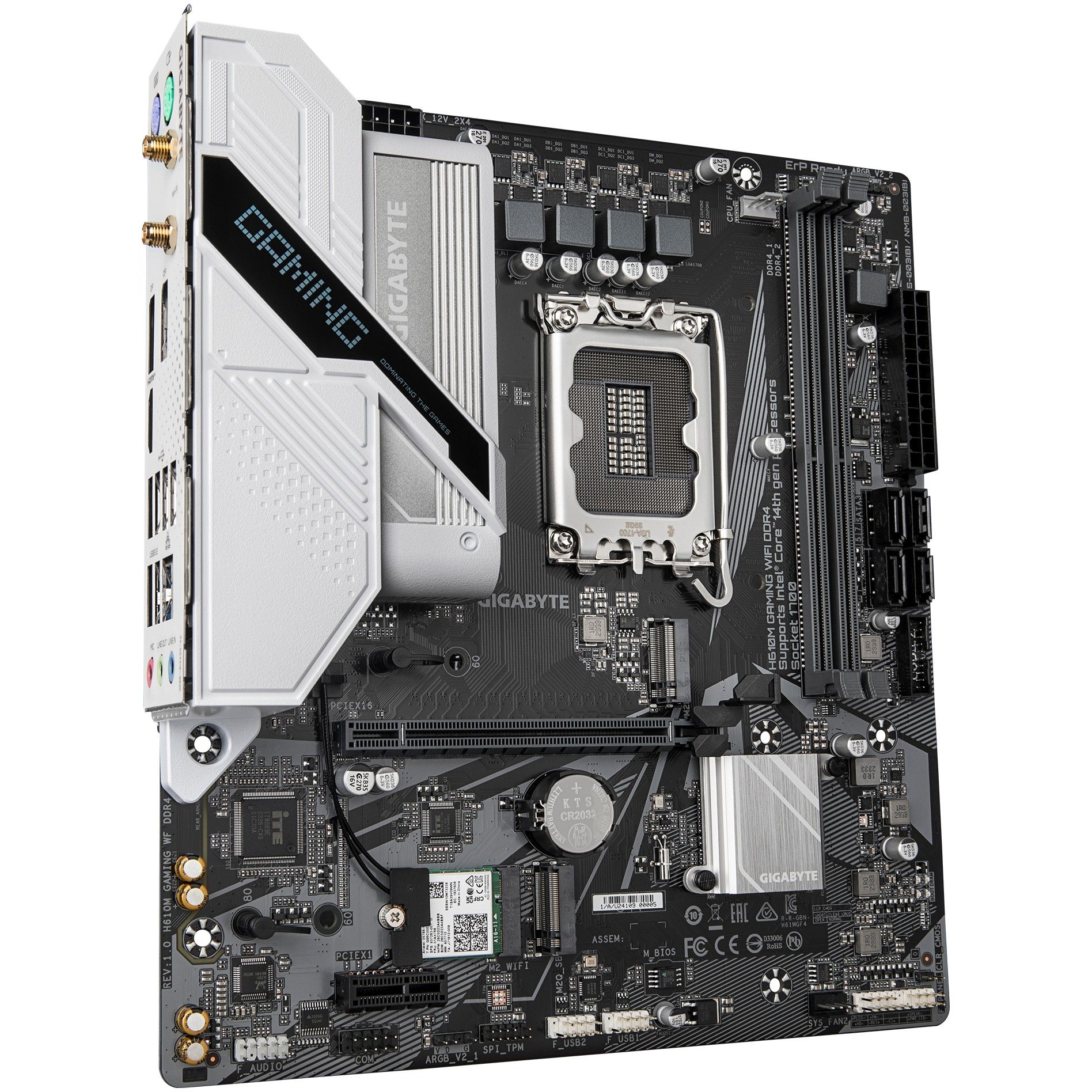 Pllakë Amë MB Intel Gigabyte H610M GAMING WF / Intel Socket 1700 / DDR4 / mATX / HDMI+DP - Figura 3