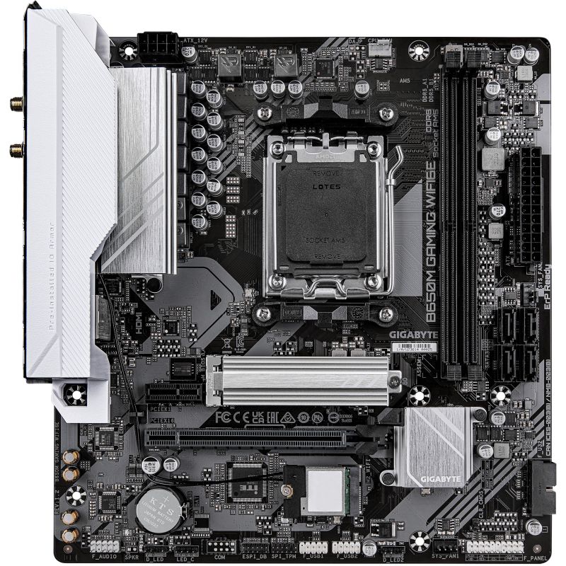 Pllakë Amë AMD AM5 GA-B650M Gaming WIFI6E / DDR5 / HDMI - Figura 2