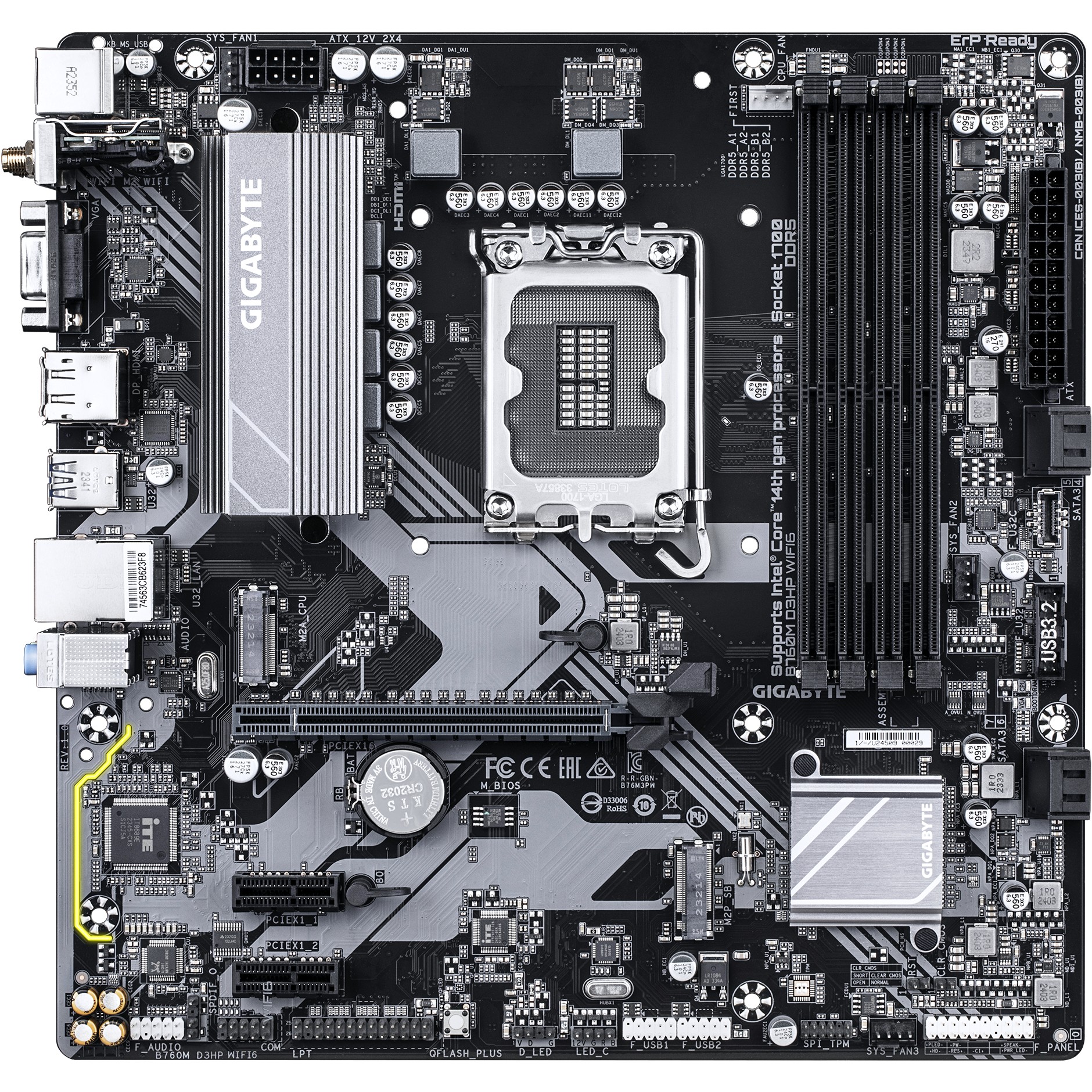 GA-B760M D3HP WIFI6 (1700) (D) - Figura 2