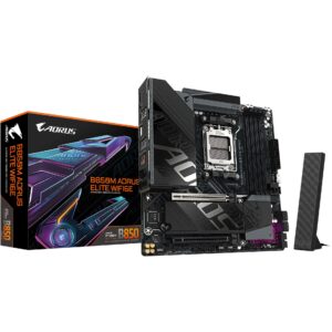 Pllakë Amë AM5 AMD GA-B850M A ELT WF6E / DDR5 / HDMI