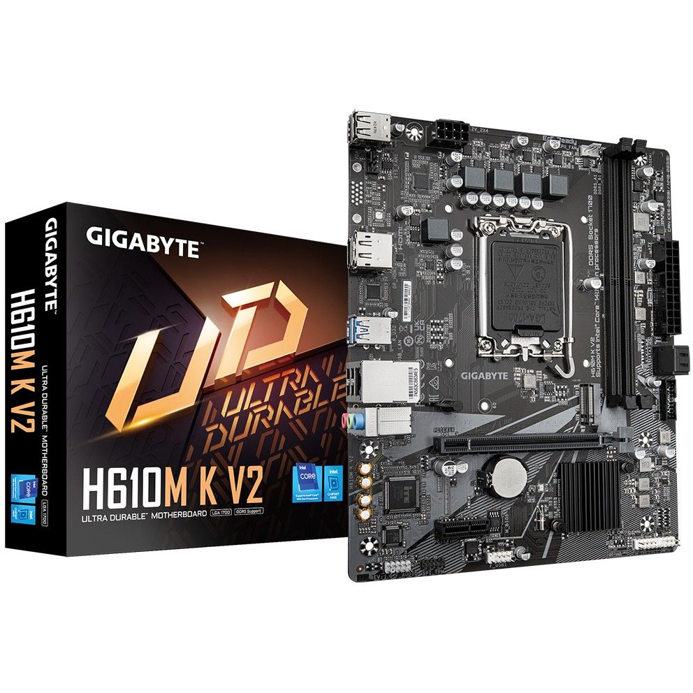 Pllakë Amë MB Intel Gigabyte H610M K V2 / LGA 1700 / DDR5 / Micro-ATX