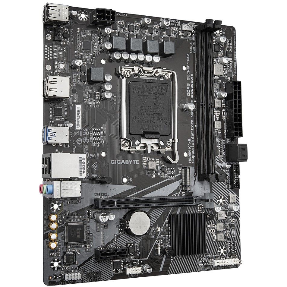 Pllakë Amë MB Intel Gigabyte H610M K V2 / LGA 1700 / DDR5 / Micro-ATX - Figura 2