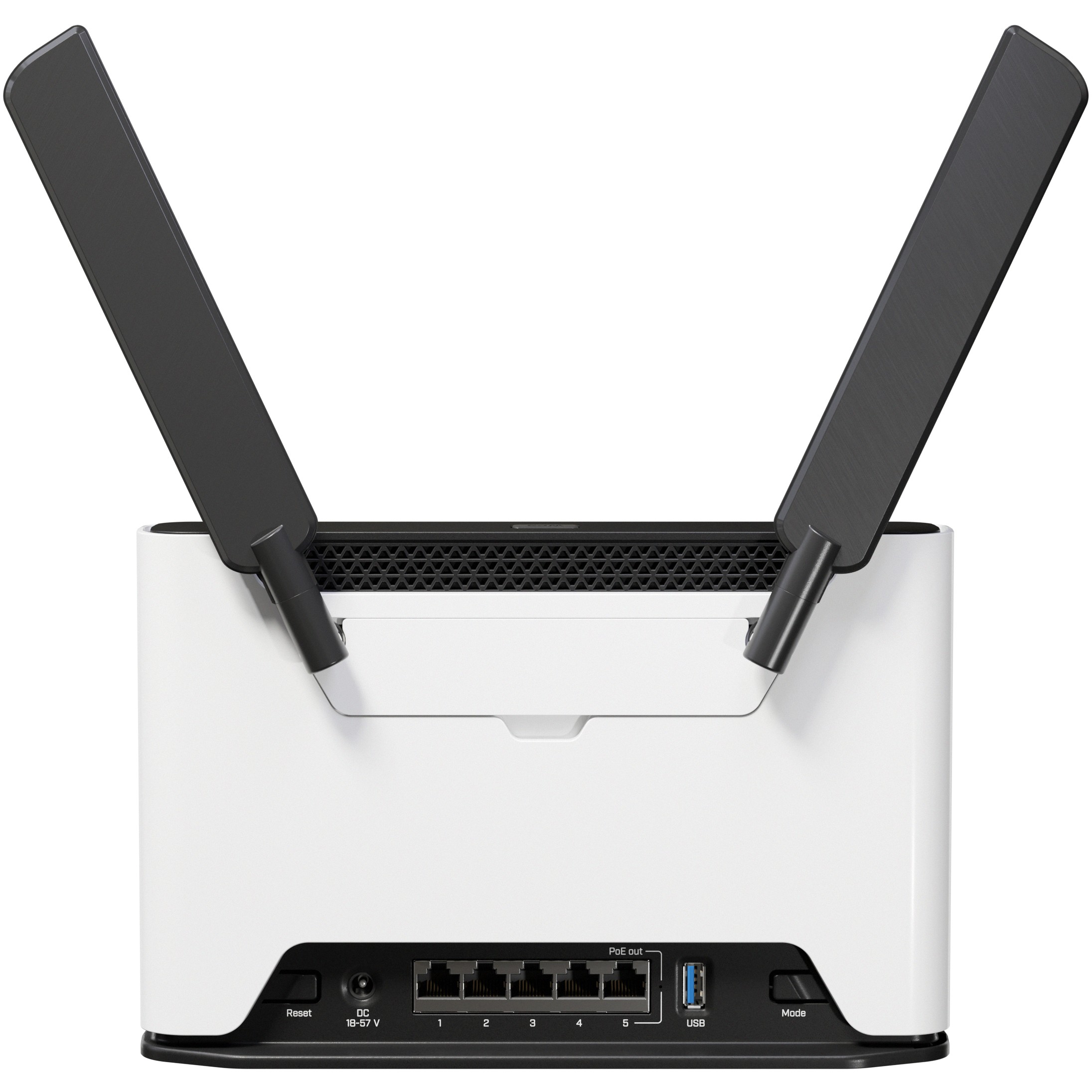 MikroTik Chateau PRO AX H53UiG-5HaxQ2HaxQ. 4x4 2.4/5 GHz. 5x Gigabit. 1x PoE-out. USB - Figura 3