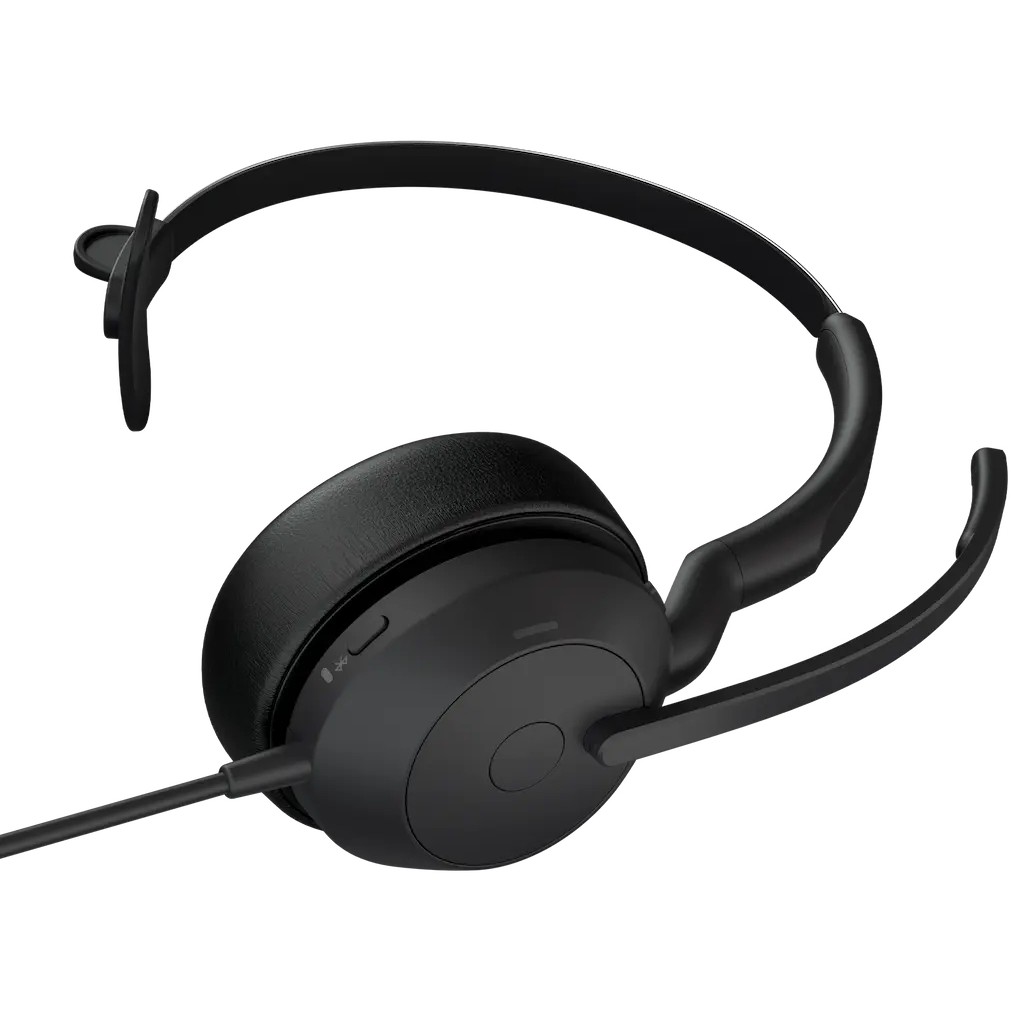 Kufje me Kabllo Jabra Evolve2 50 / UC / USB-A & USB-C - Zezë - Figura 2