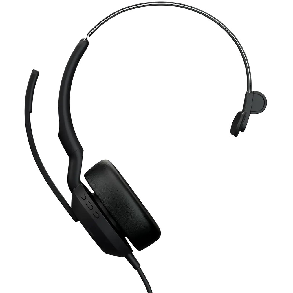 Kufje me Kabllo Jabra Evolve2 50 / MS / USB-A & USB-C - Zezë
