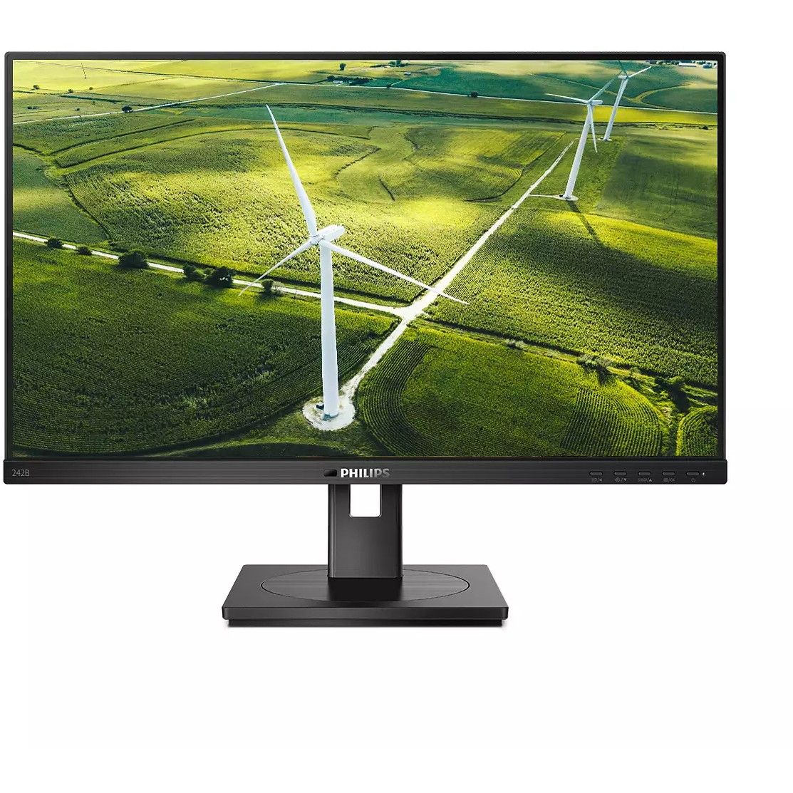 Monitor Philips 242B1G / 23.8″ / Full HD IPS LED / 75Hz / 4ms / VGA + DVI + HDMI + DP + USB - Zezë - Figura 2