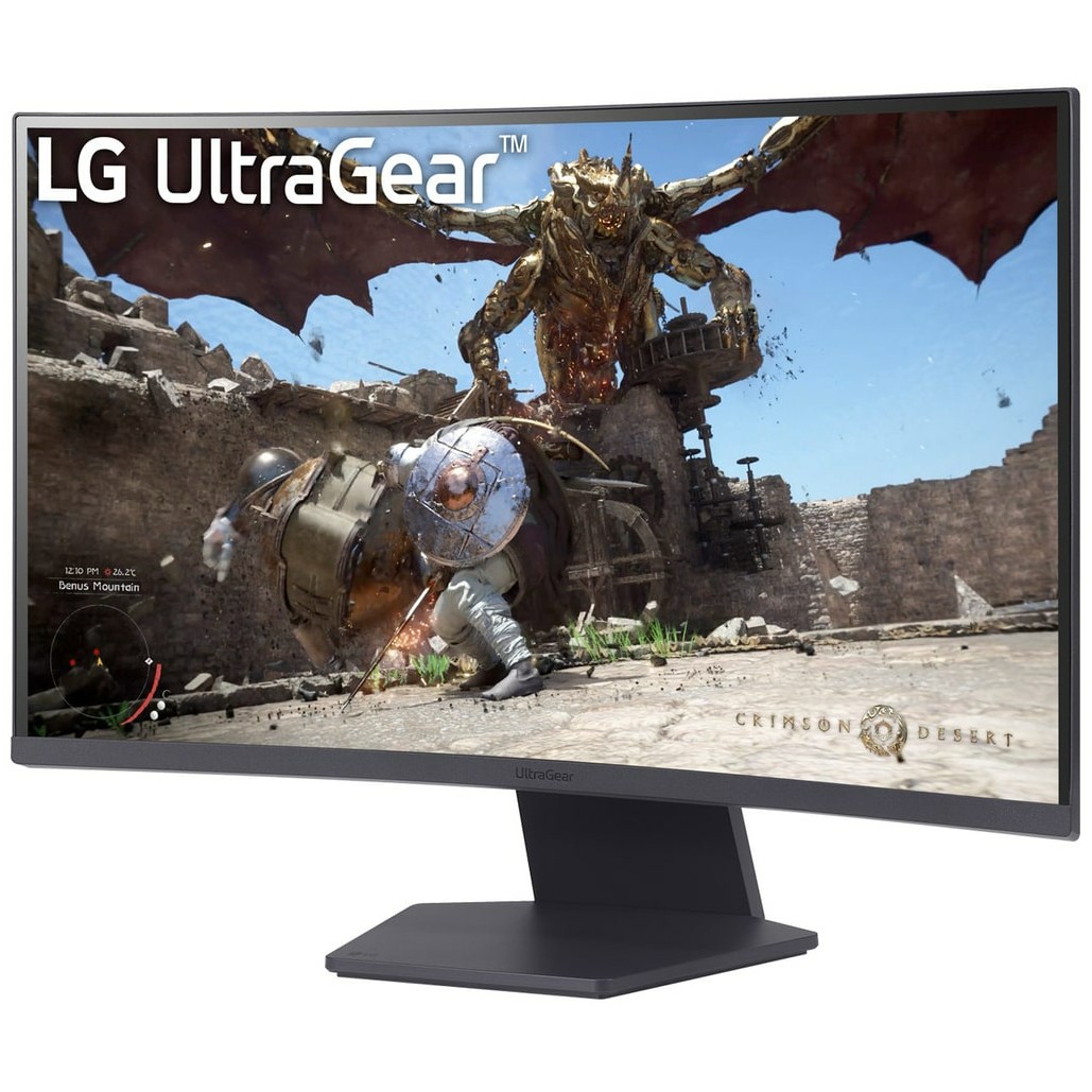 Monitor Gaming i lakuar LG 27GS60QX-B UltraGear / 27" Quad HD 180 Hz 1 ms Curved / HDMI DP / e zezë - Figura 2