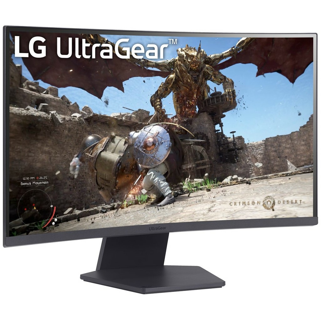 Monitor Gaming i lakuar LG 27GS60QX-B UltraGear / 27" Quad HD 180 Hz 1 ms Curved / HDMI DP / e zezë - Figura 3