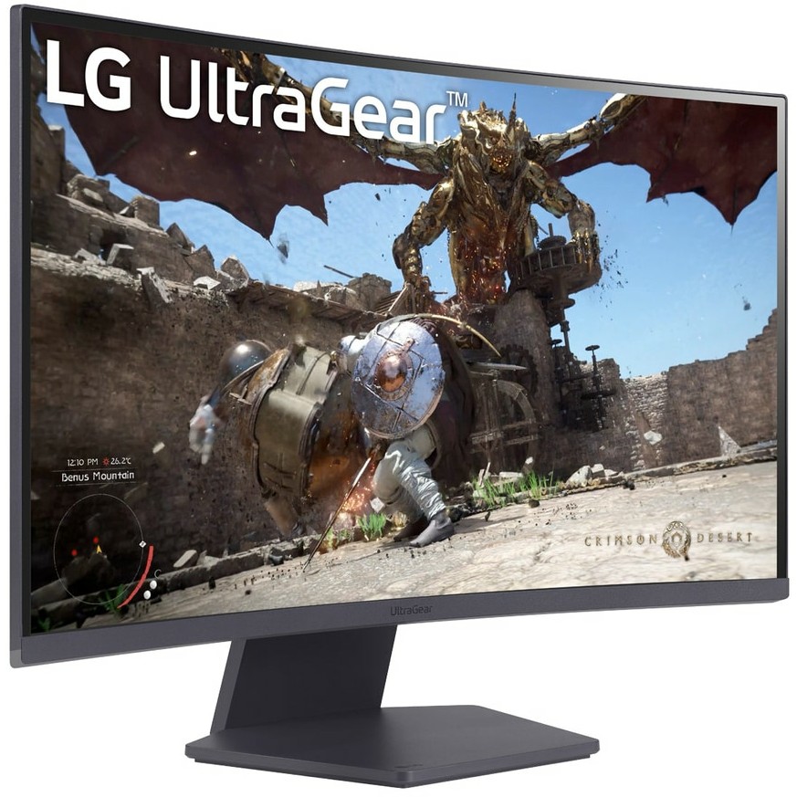 Monitor Gaming i lakuar LG 27GS60QX-B UltraGear / 27" Quad HD 180 Hz 1 ms Curved / HDMI DP / e zezë - Figura 4