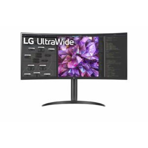 Monitor LG 34WQ75X-B / 34″ / QHD IPS LED / 5ms / HDMI + USB-C + DP / Curved - Zezë